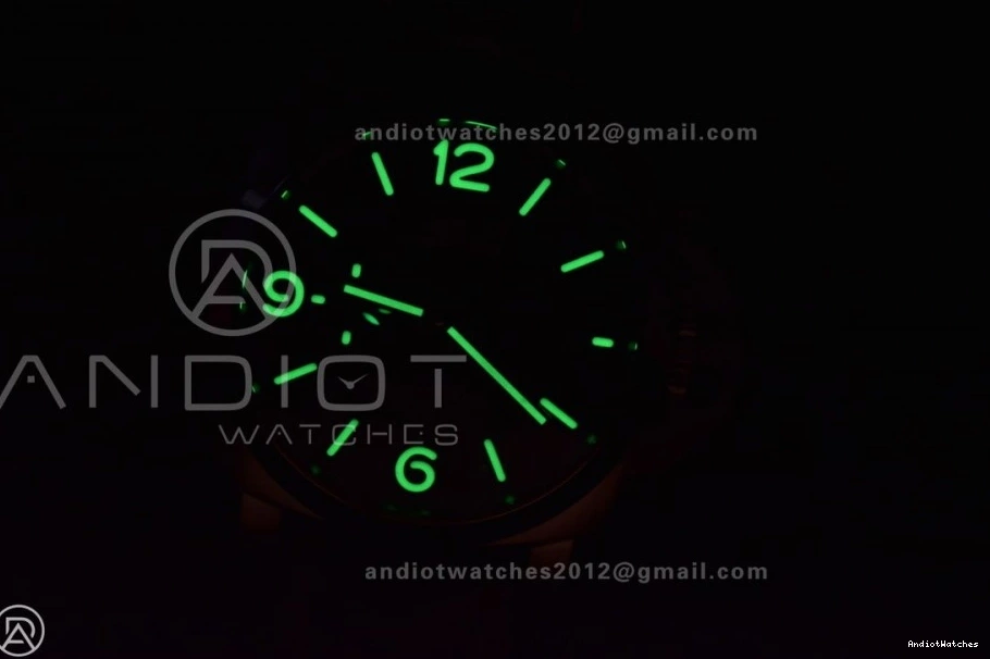 P.9010 PAM1312 Black TimelessDesign Clone Edition Dial SBF Leather Best Strap on 1:1 Black 440 0517